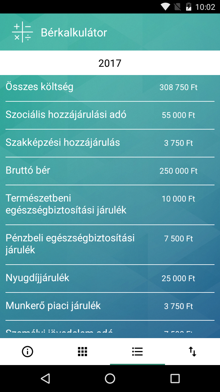 Bérkalkulátor